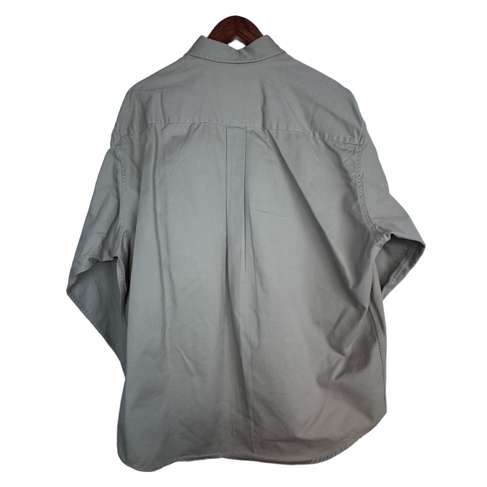 Vintage 90s Dockers Authentics Khaki Shirt NWT Men’s L Work & Leisure Cotton 96 - Picture 3 of 13